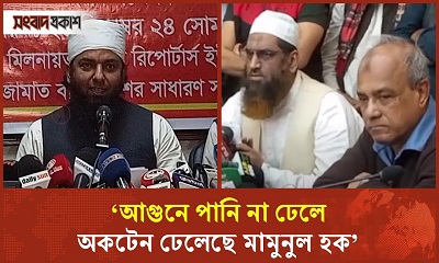 মামুনুল হক ও স্বরাষ্ট্র উপদেষ্টার বিরুদ্ধে যে অভিযোগ আনলেন সাদপন্থী আলেম